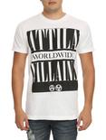 Attila Worldwide Villains T-Shirt, WHITE, hi-res