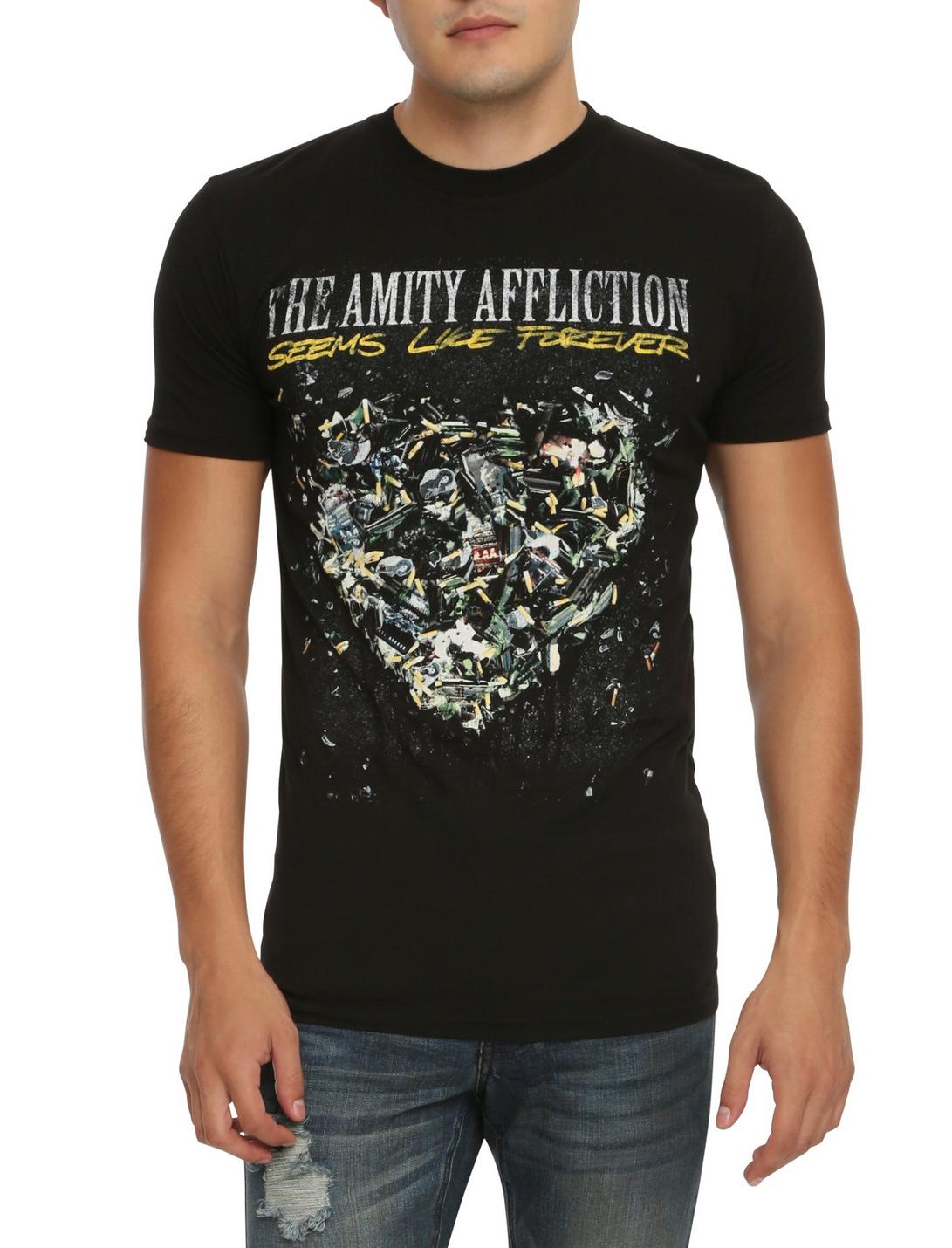The Amity Affliction Seems Like Forever T-Shirt, BLACK, hi-res
