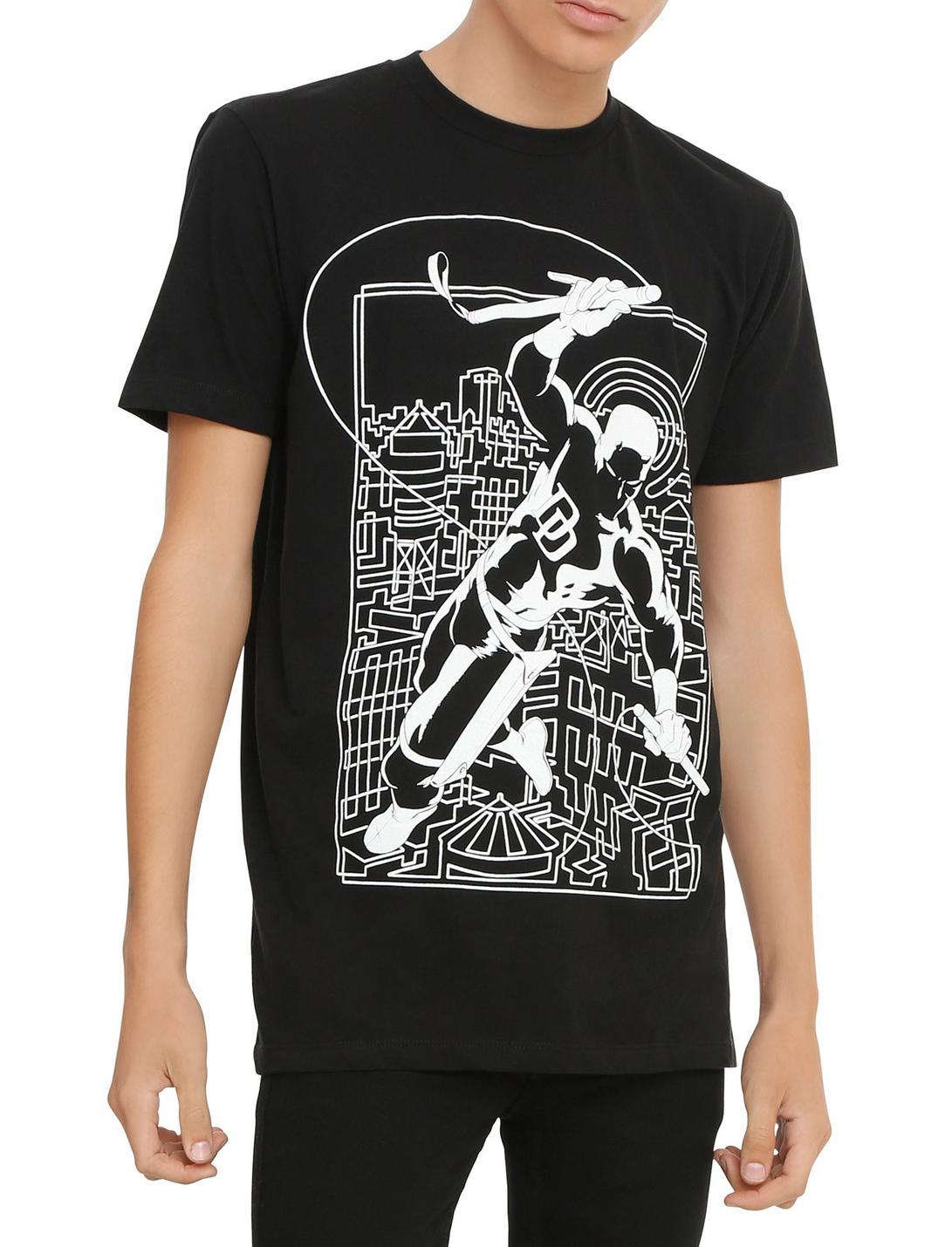 Marvel Daredevil Noodle City T-Shirt, BLACK, hi-res