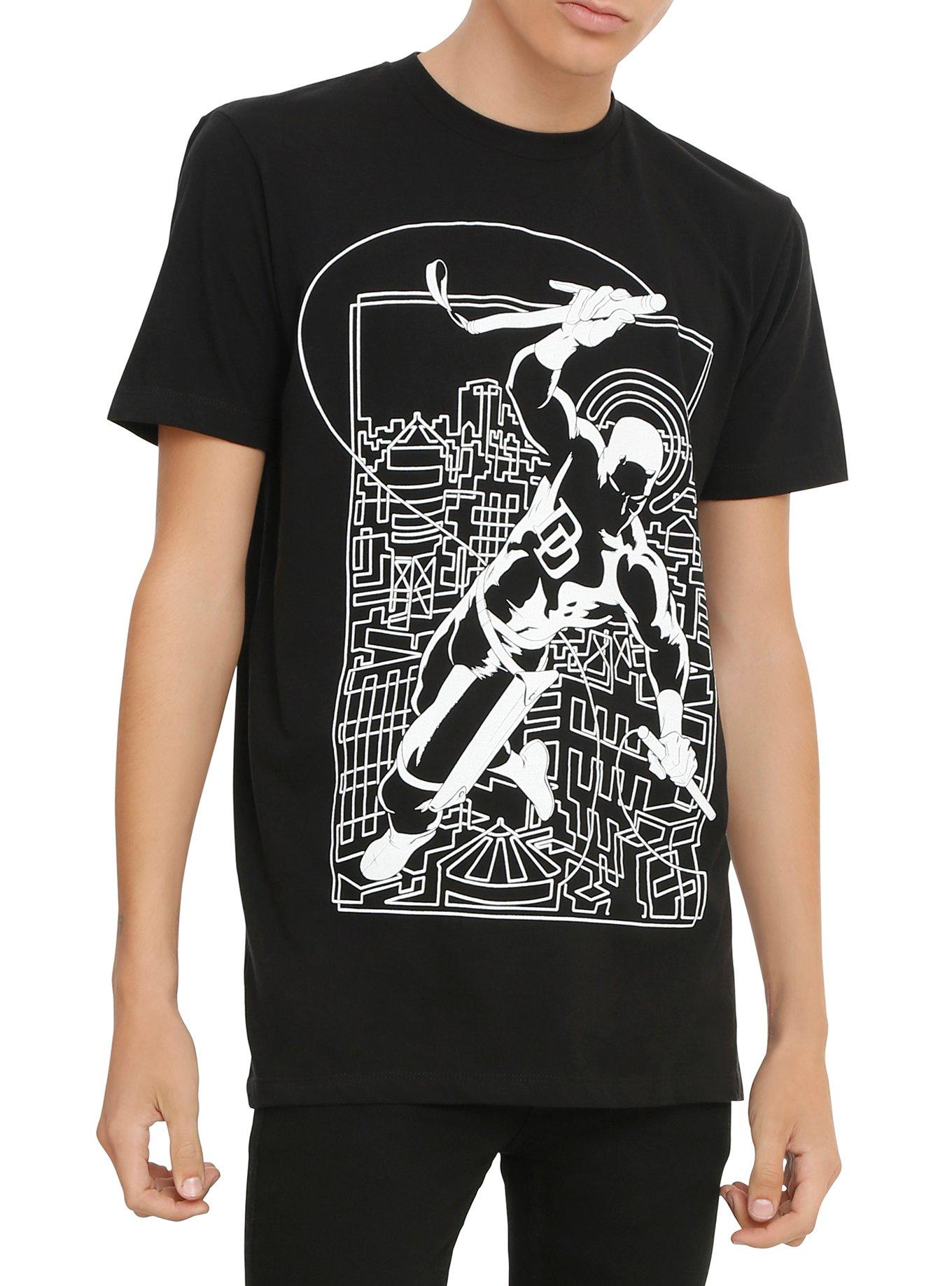 Marvel Daredevil Noodle City T-Shirt, BLACK, hi-res
