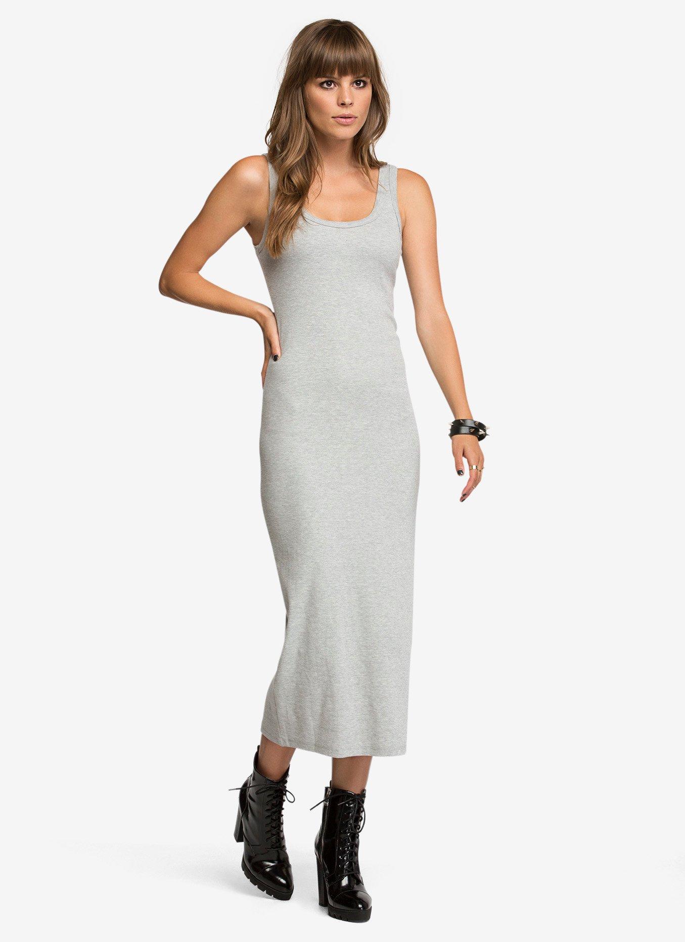 Ribbed Bodycon Dress, , hi-res