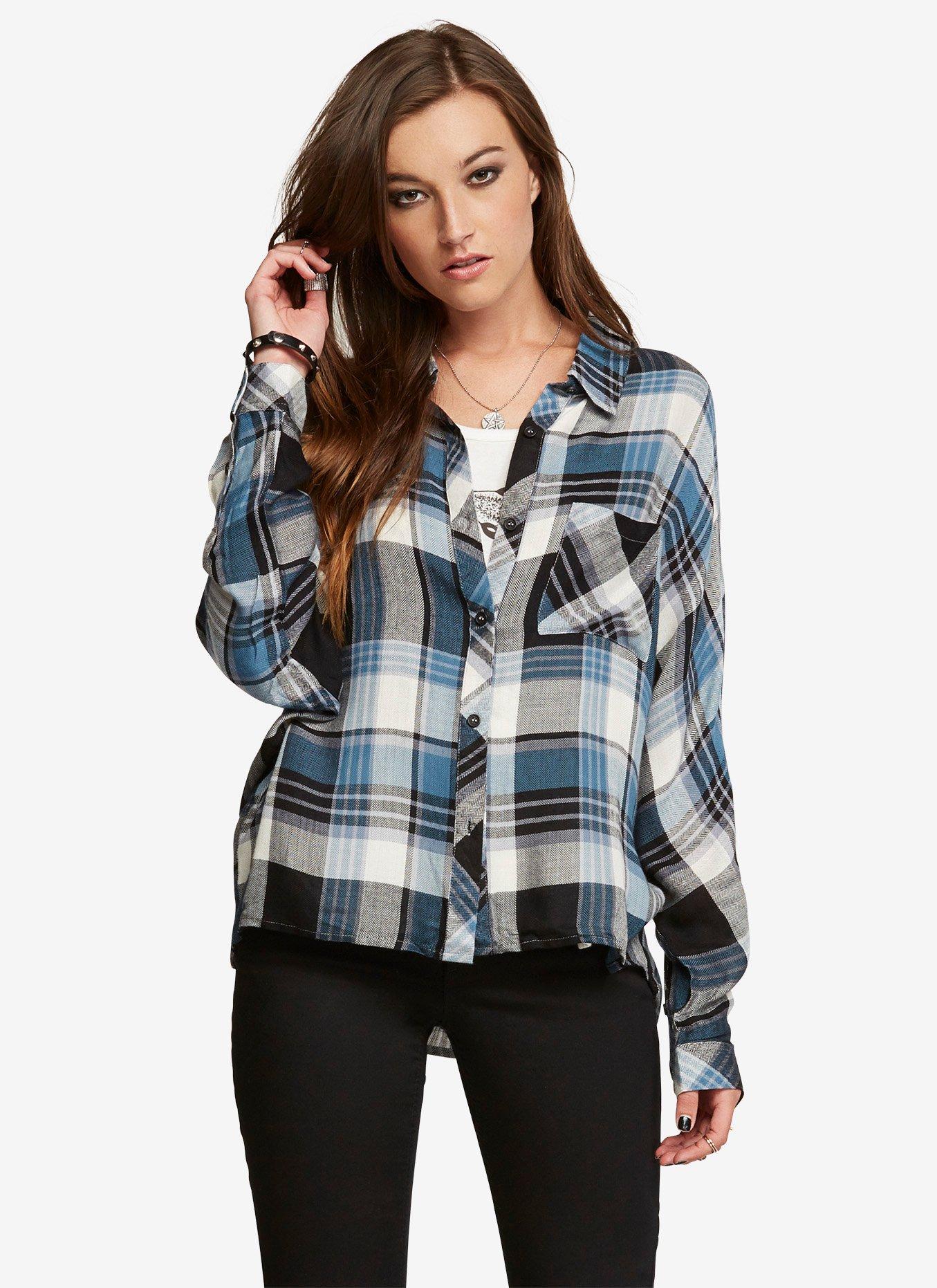 Plaid Flannel Shirt, , hi-res