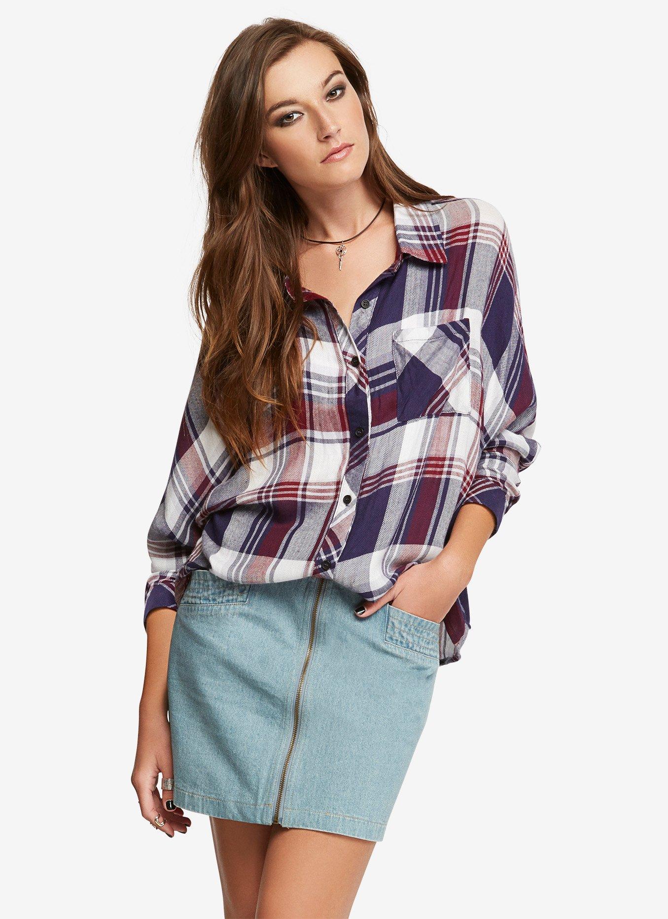 Plaid Flannel Shirt, , hi-res