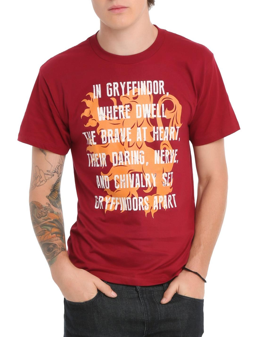 Harry Potter Gryffindor Sorting T-Shirt, RED, hi-res