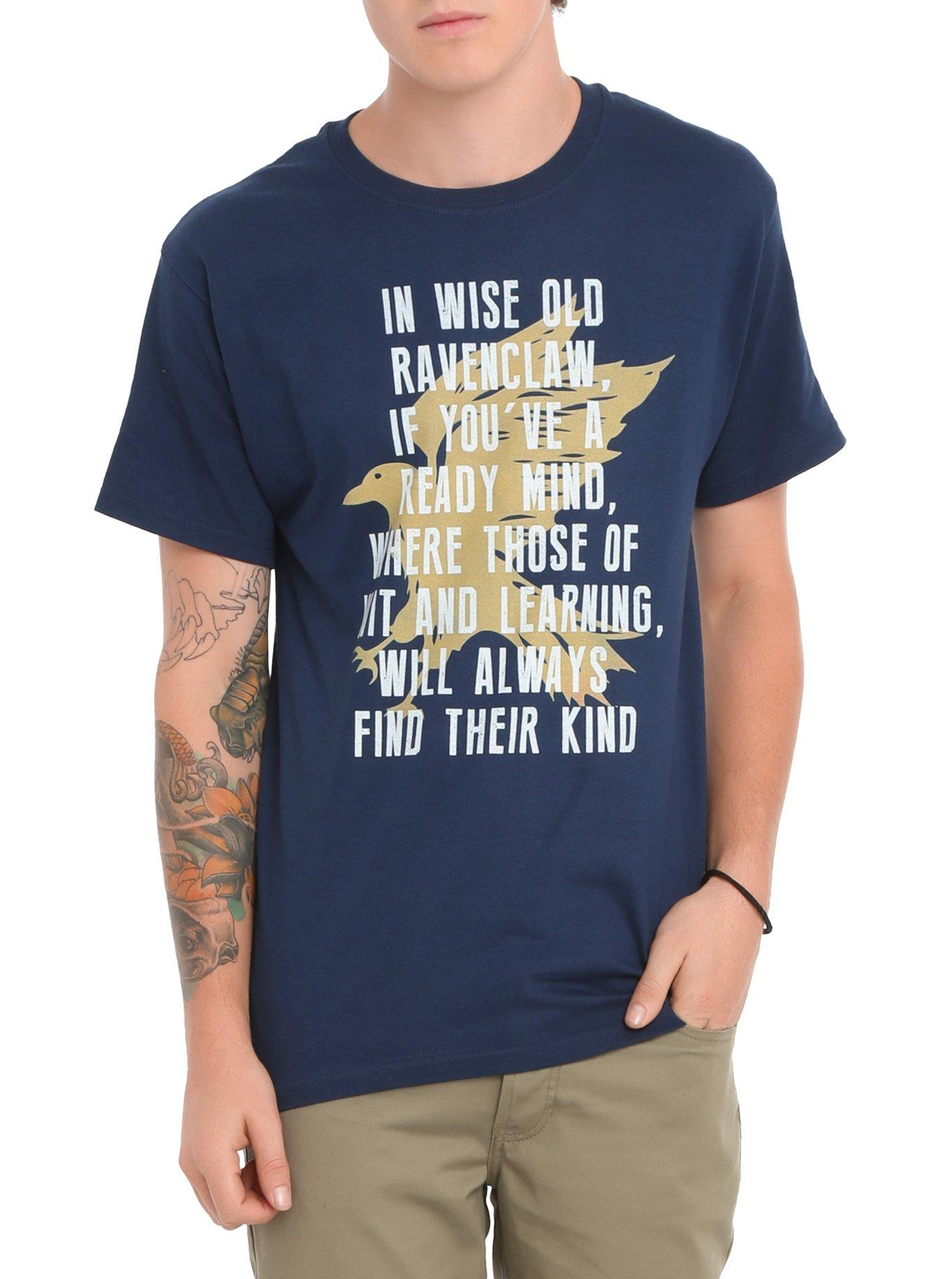 Harry Potter Ravenclaw Sorting T-Shirt, DARK BLUE, hi-res