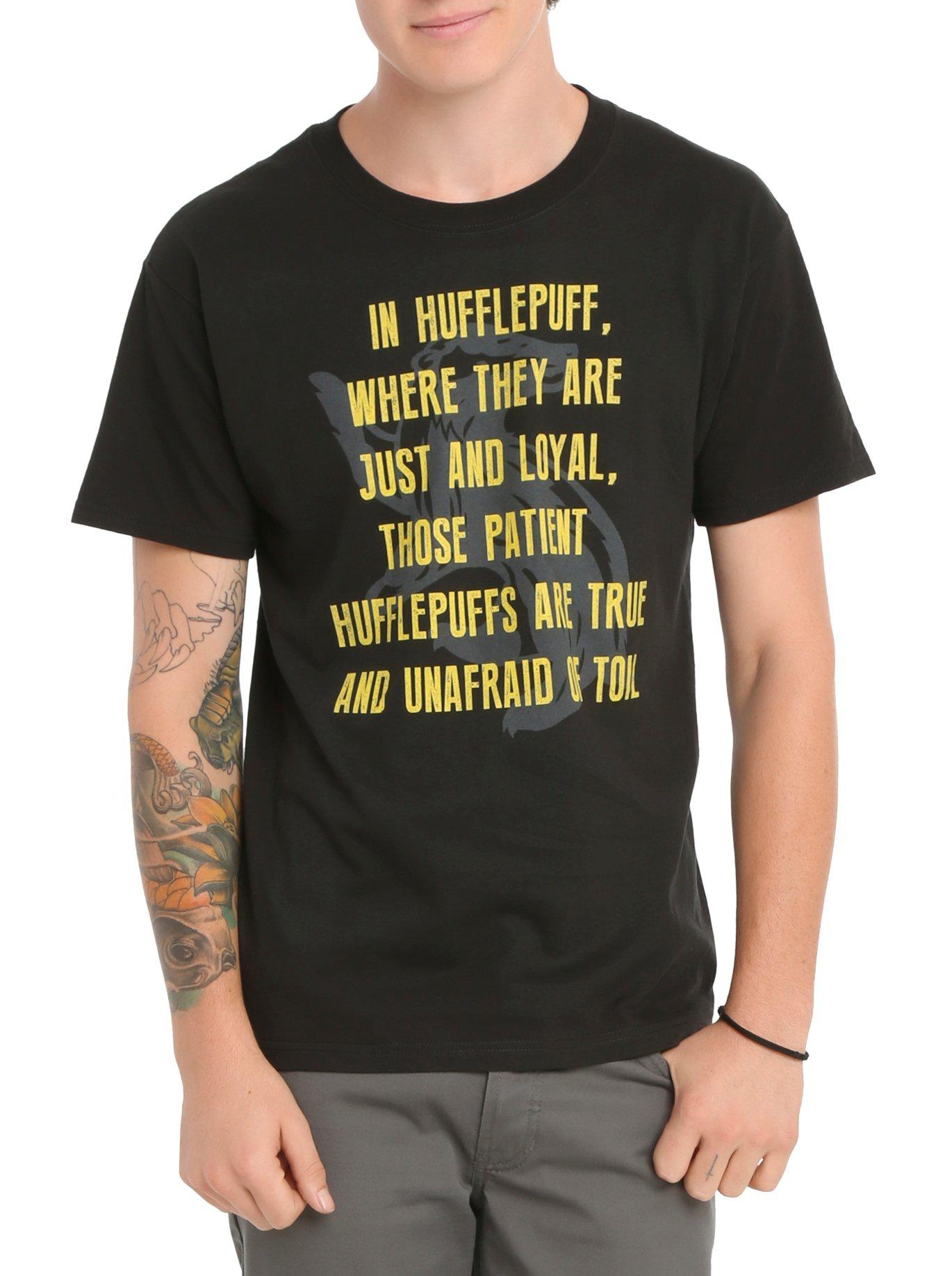 Harry Potter Hufflepuff Sorting T-Shirt, BLACK, hi-res