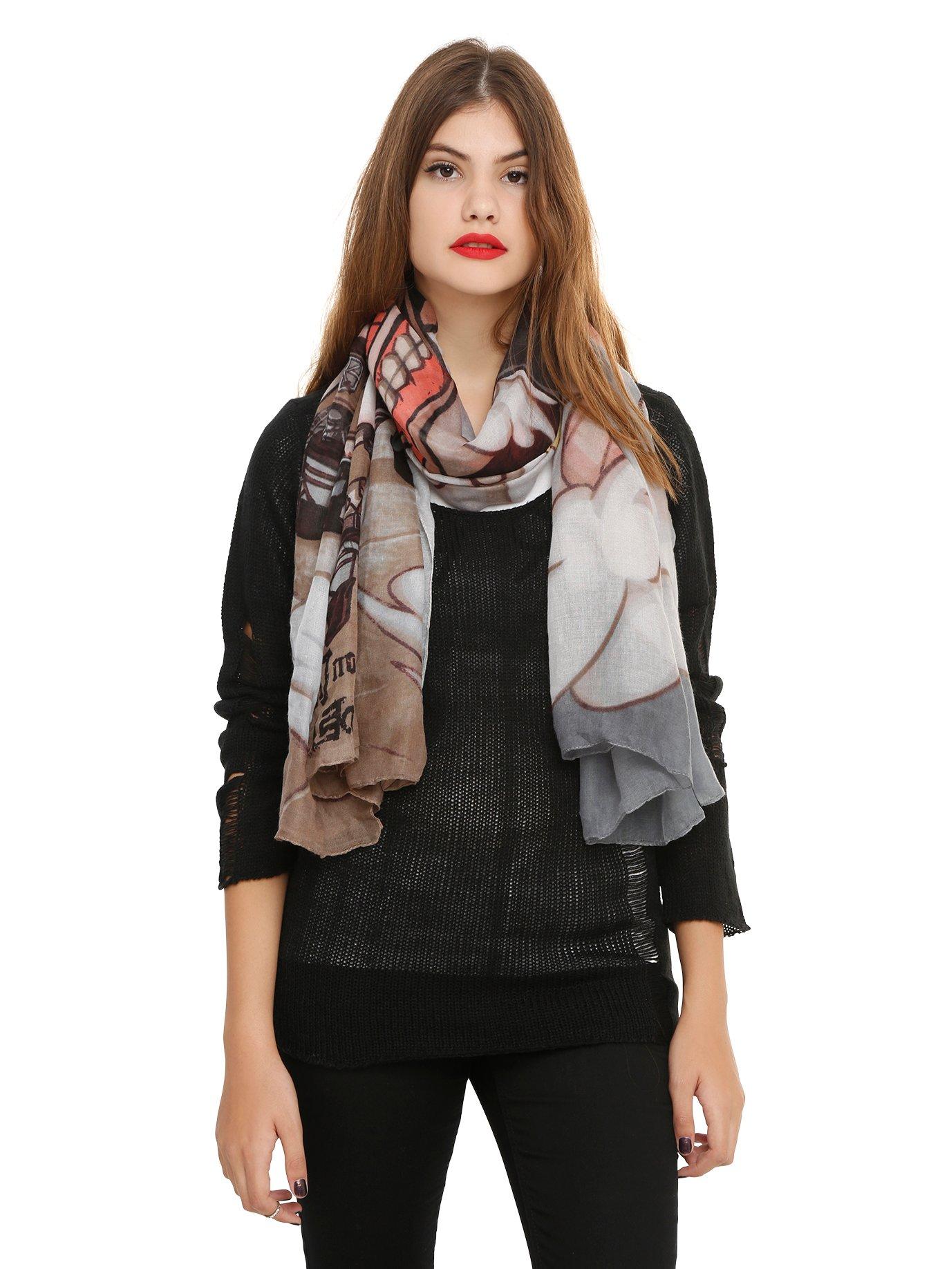 Attack On Titan Chibi Scarf, , hi-res