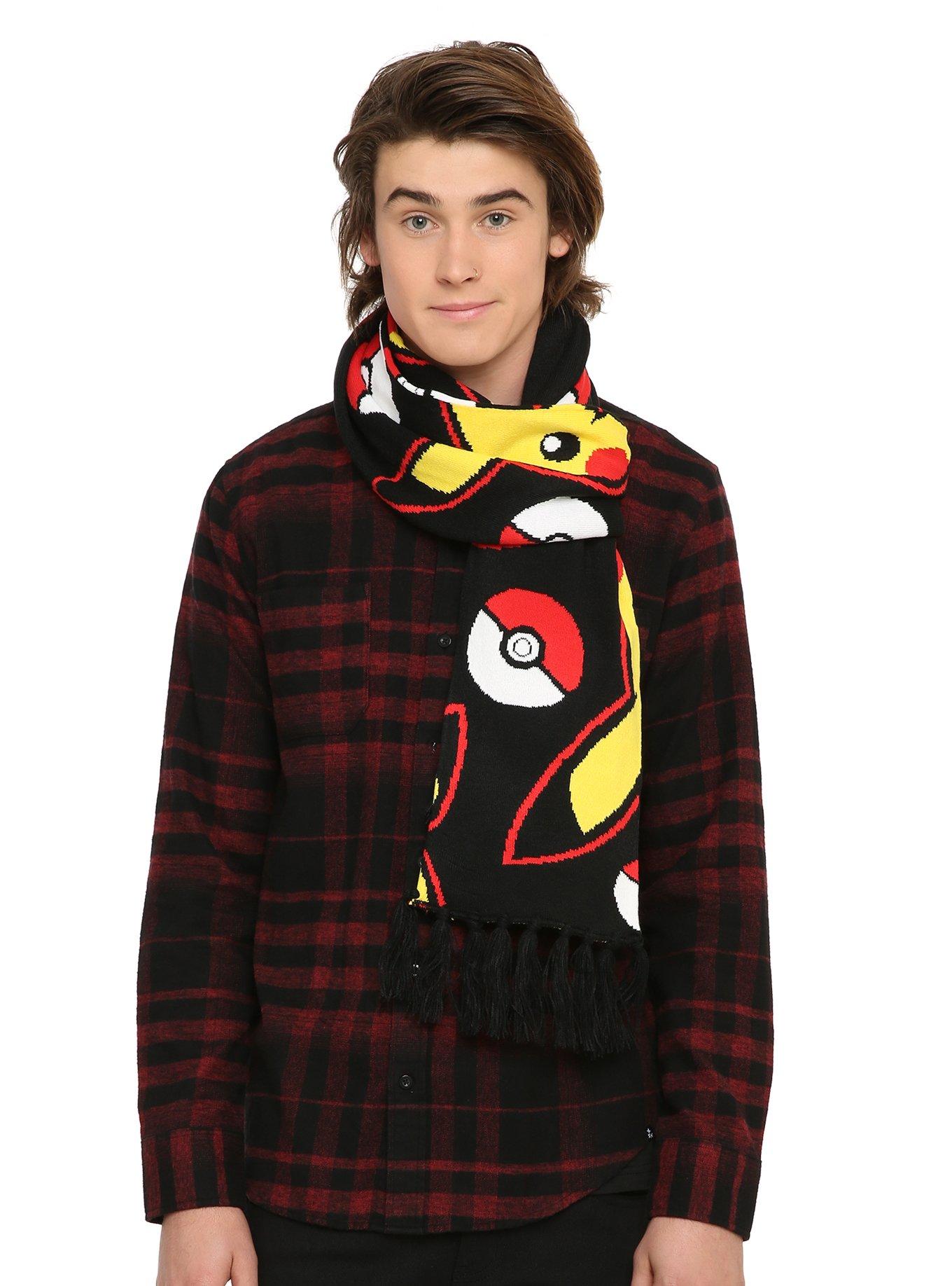 Pokemon Pikachu Poke Ball Scarf, , hi-res