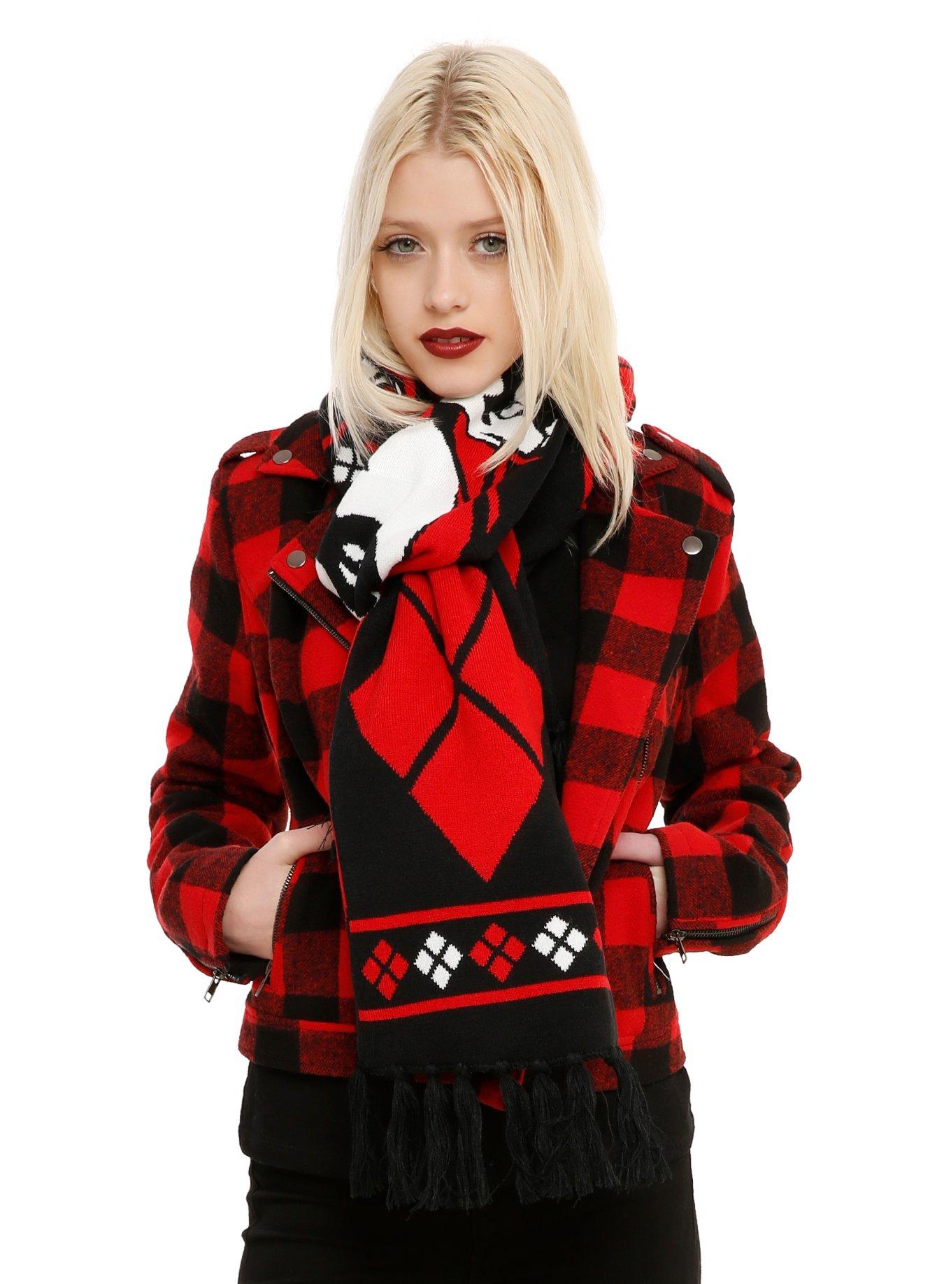 DC Comics Harley Quinn Scarf, , hi-res