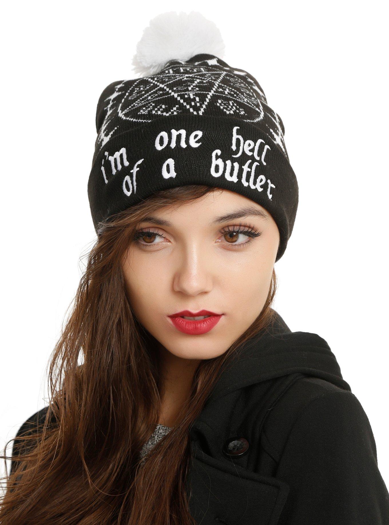Black Butler One Hell Of A Butler Pom Beanie | Hot Topic