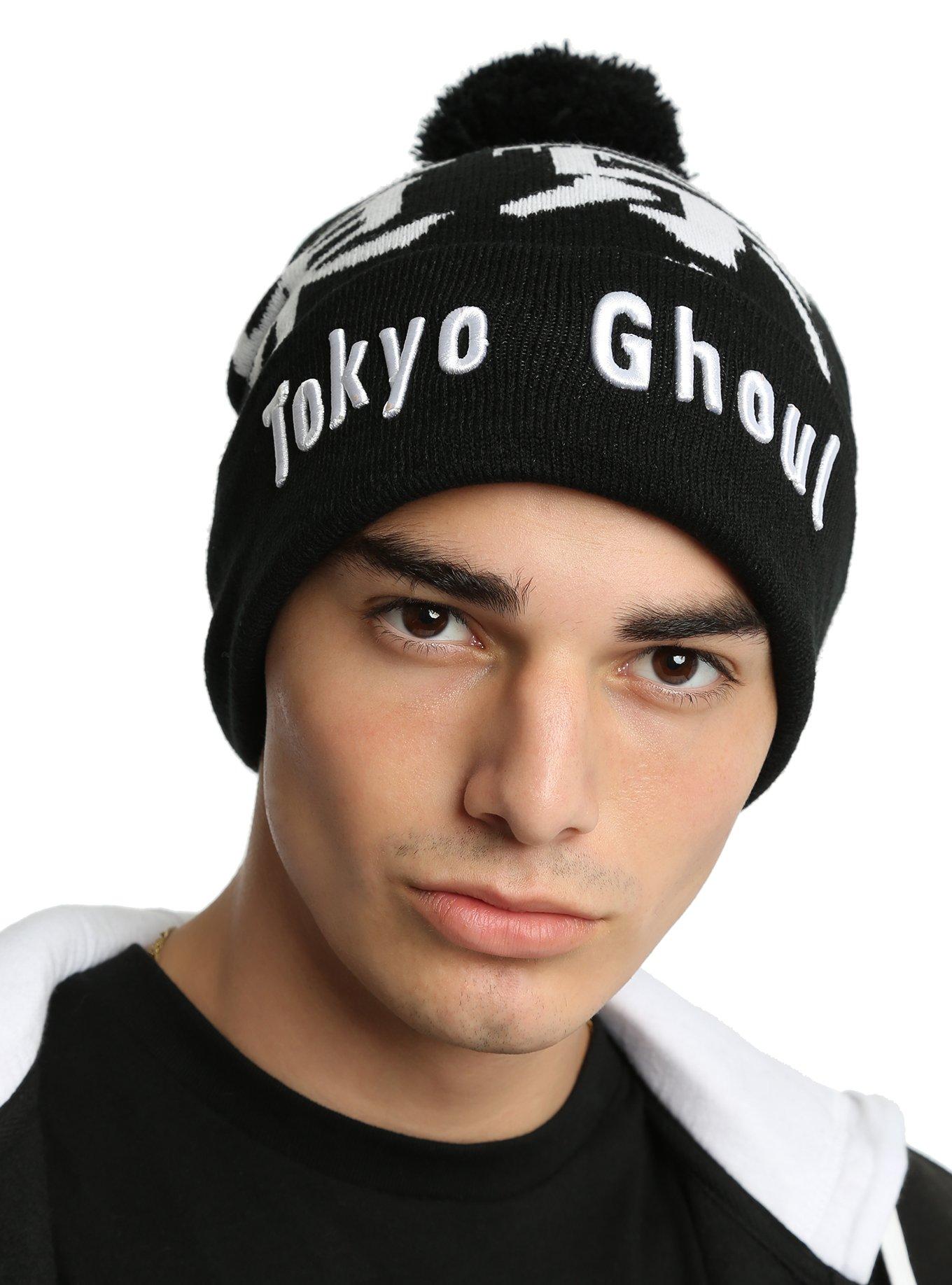 Tokyo Ghoul Intarsia Knit Pom Beanie, , hi-res
