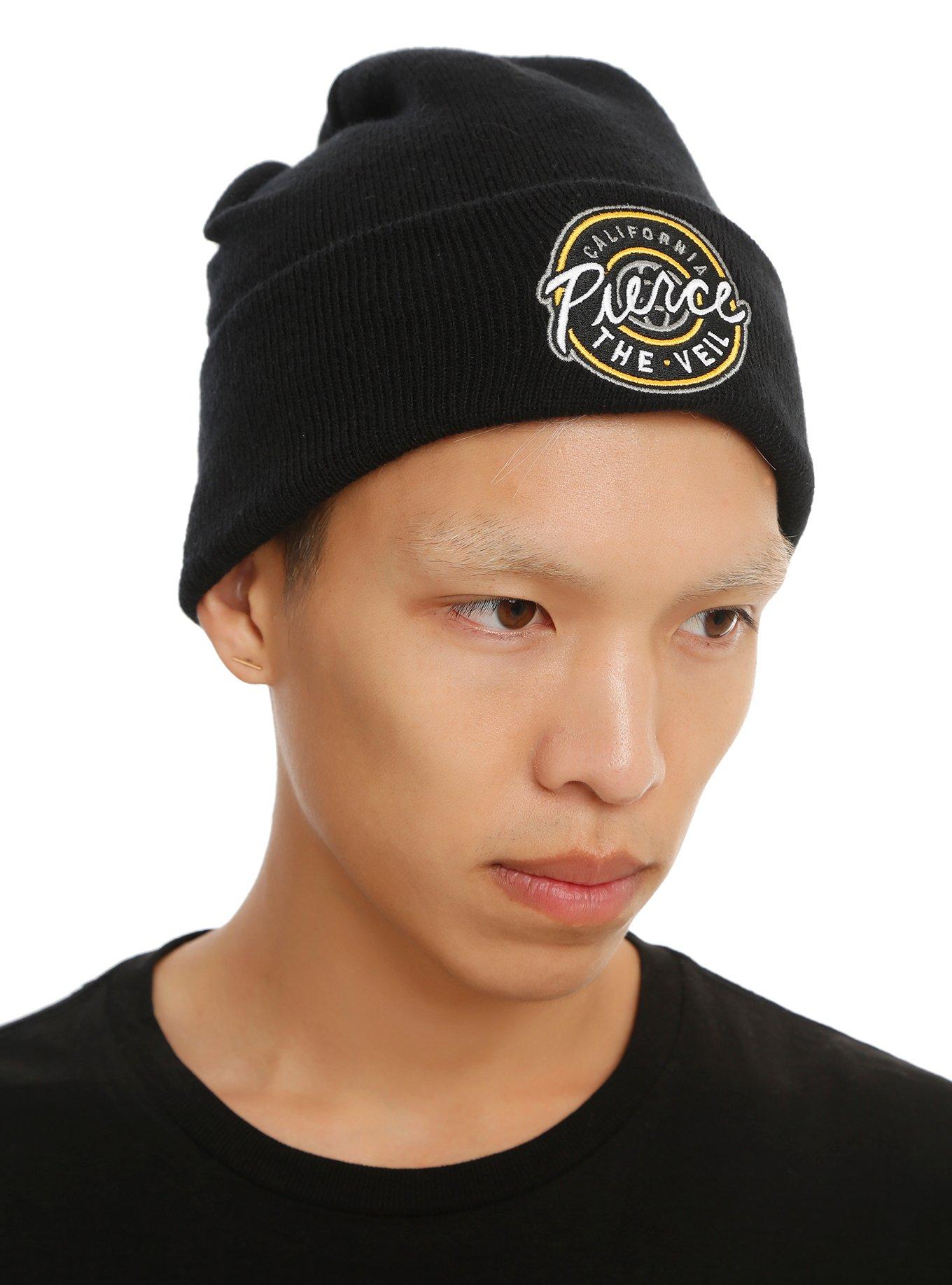 Pierce The Veil Logo Watchman Beanie, , hi-res