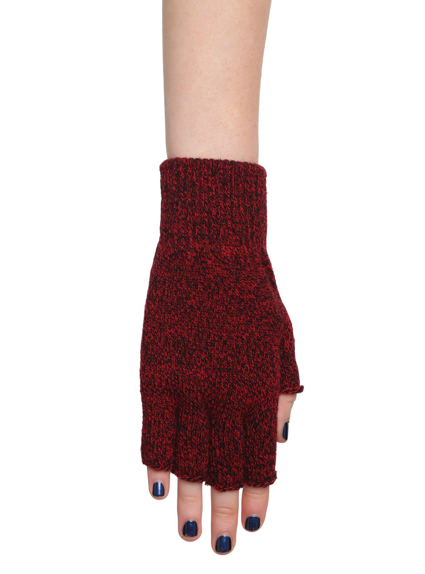 Marled Fingerless Gloves, , hi-res