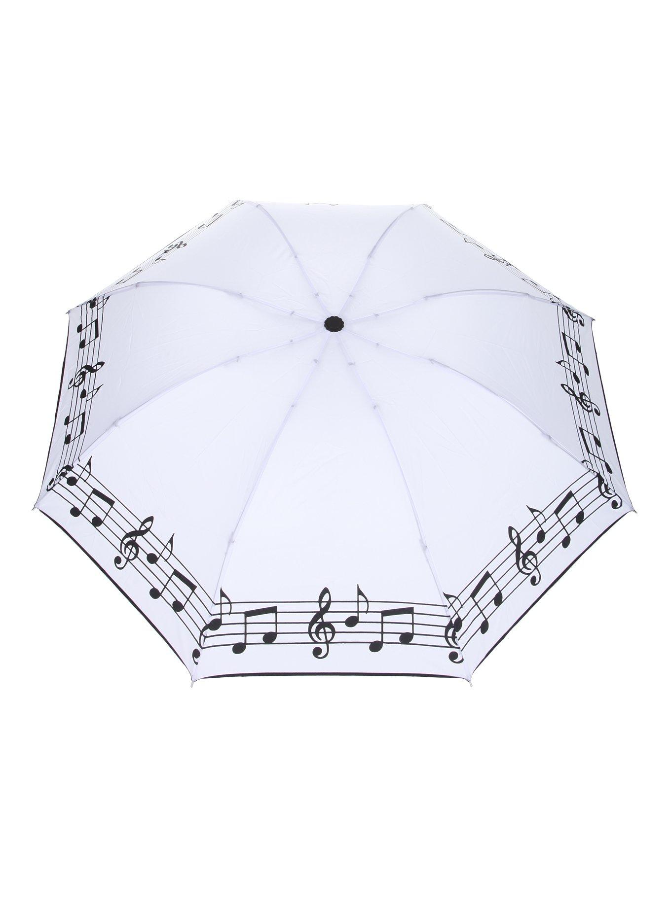 Music Note Compact Umbrella, , hi-res