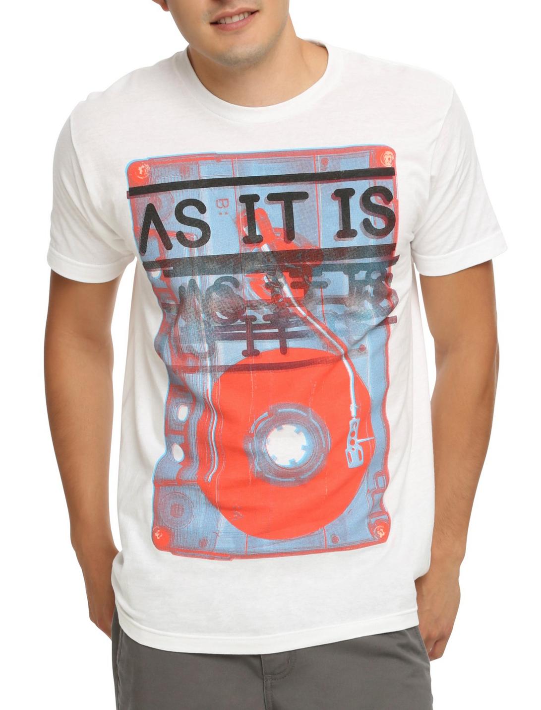 As It Is Cassette Turntable T-Shirt, WHITE, hi-res