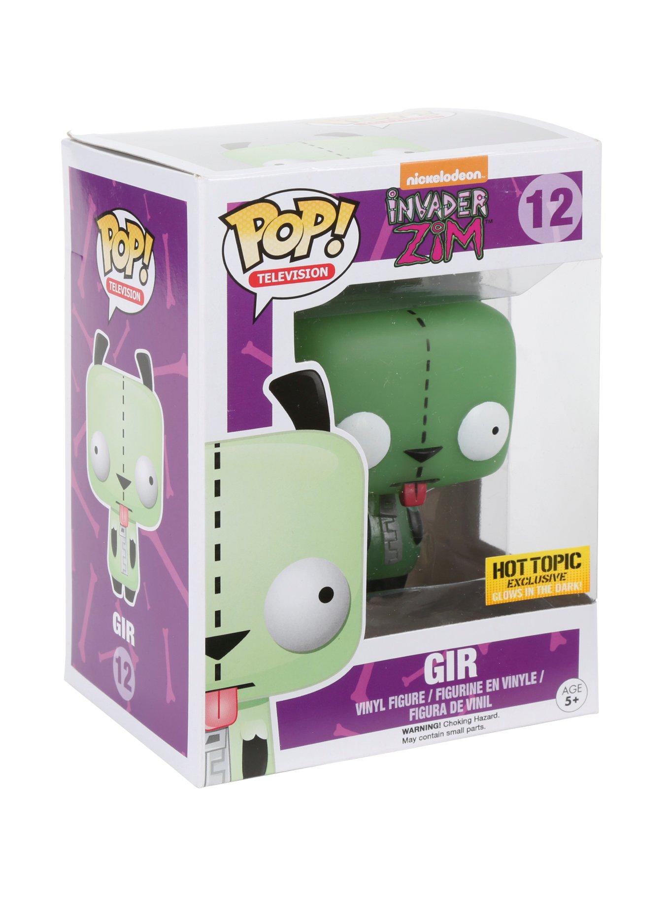 Funko Invader Zim Pop! Television Gir Vinyl Figure Glow-In-The-Dark Hot  Topic Exclusive