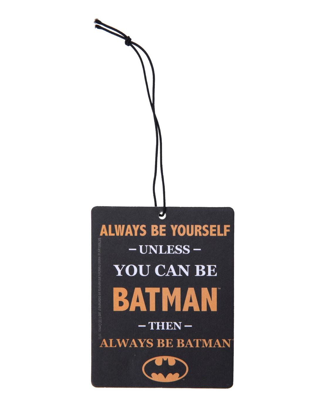 DC Comics Batman Always Be Yourself Air Freshener, , hi-res