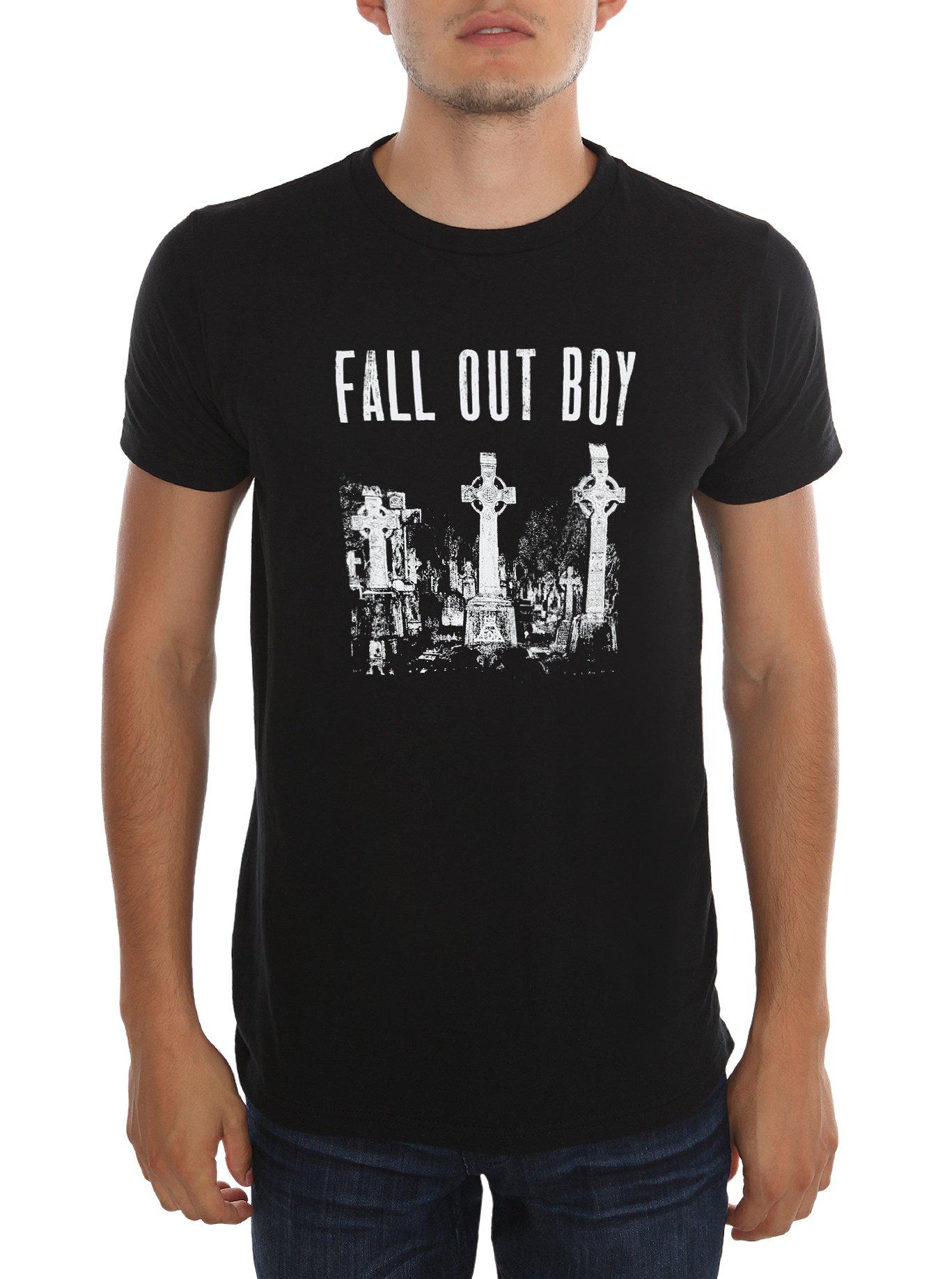 Fall Out Boy Cemetery T-Shirt, BLACK, hi-res
