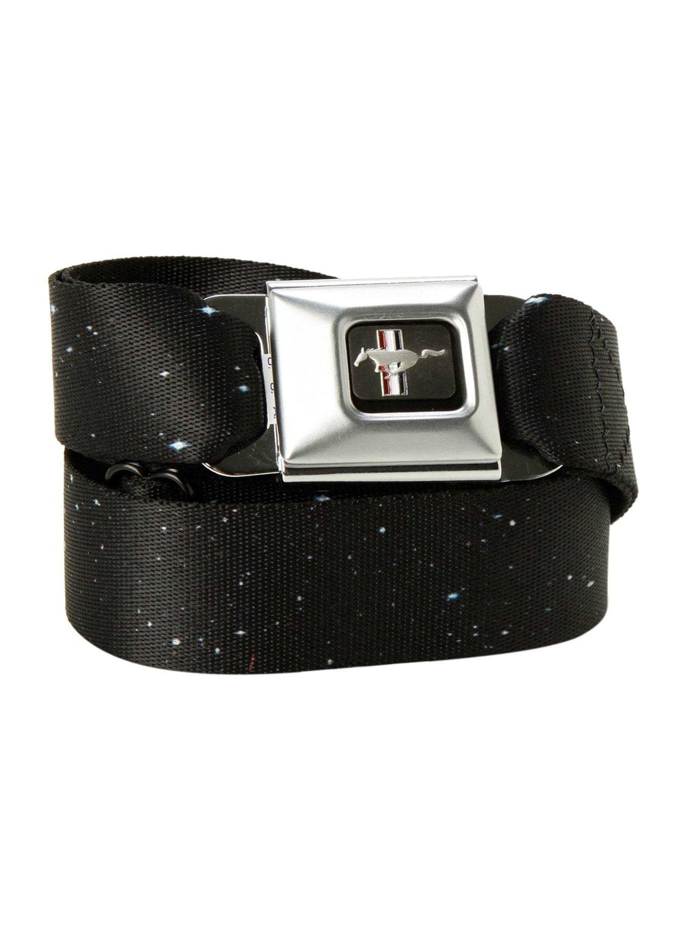 Black Galaxy Seat Belt Belt Hot Topic