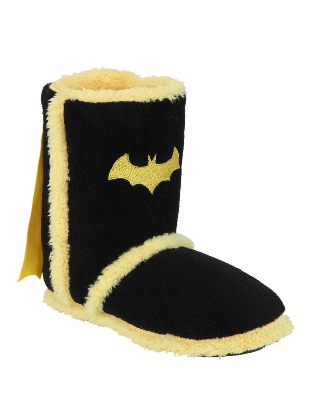 DC Comics Batman Caped Slipper Boots, BLACK, hi-res