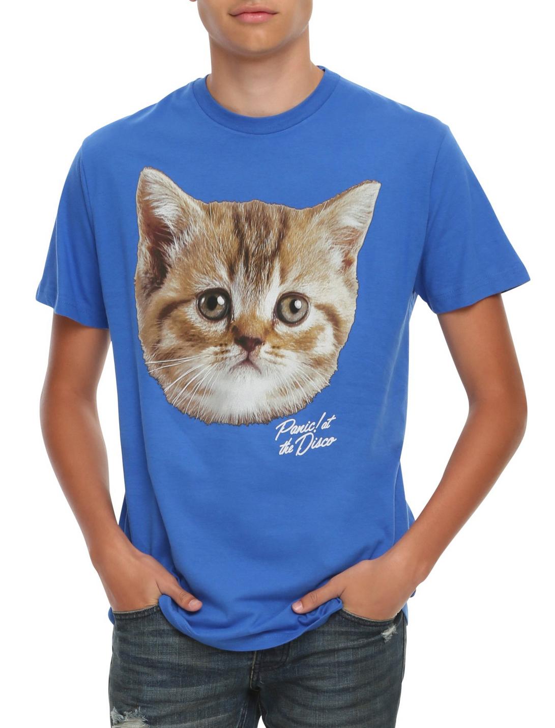 Panic! At The Disco Kitten T-Shirt, ROYAL BLUE, hi-res
