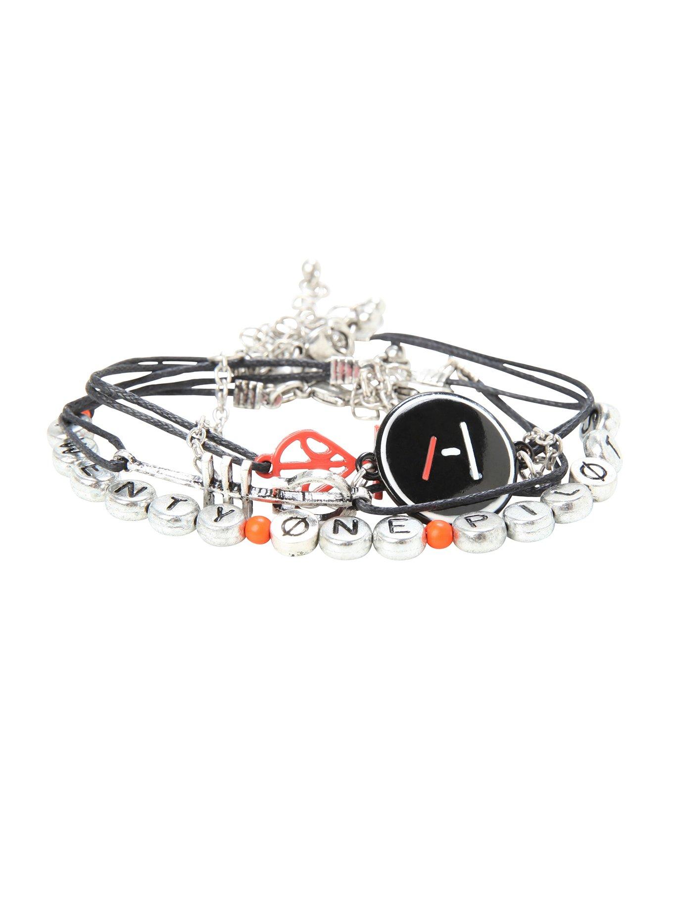 Twenty One Pilots Blurryface Bracelet Topic | Hot 4 Pack