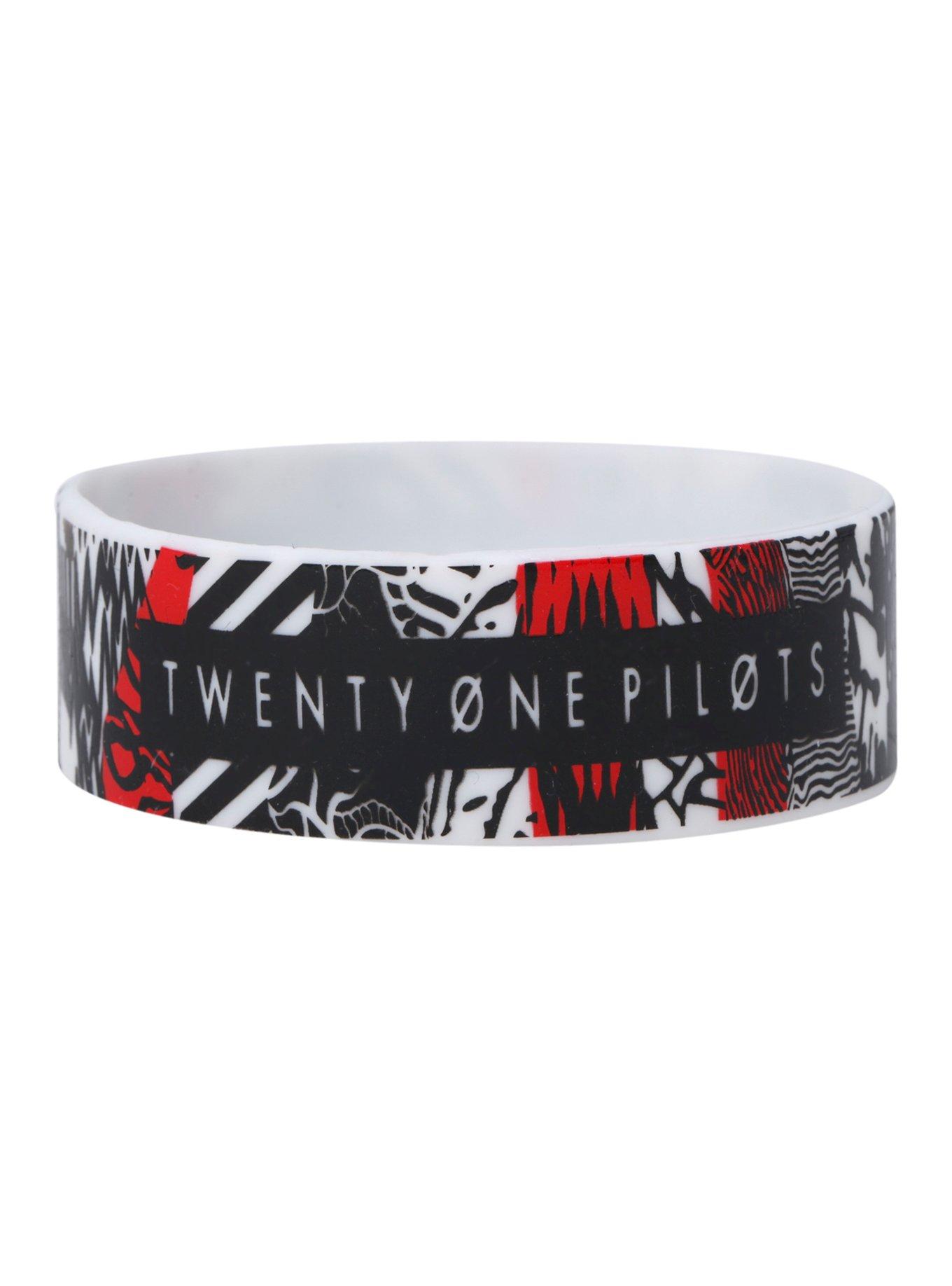 Twenty One Pilots Blurryface Rubber Bracelet, , hi-res