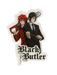 Black Butler Sebastian and Grell Sensei Sticker, , hi-res