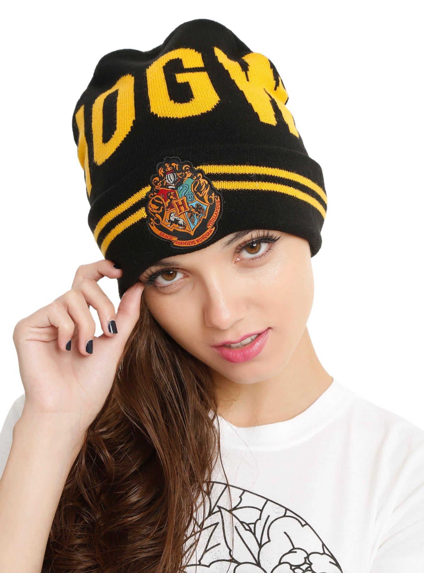 Harry Potter Hogwarts Striped Watchman Beanie, , hi-res