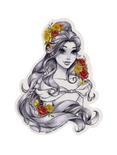 Disney Beauty And The Beast Belle Sketch Sticker, , hi-res