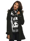 The Nightmare Before Christmas Knit Scarf, , hi-res