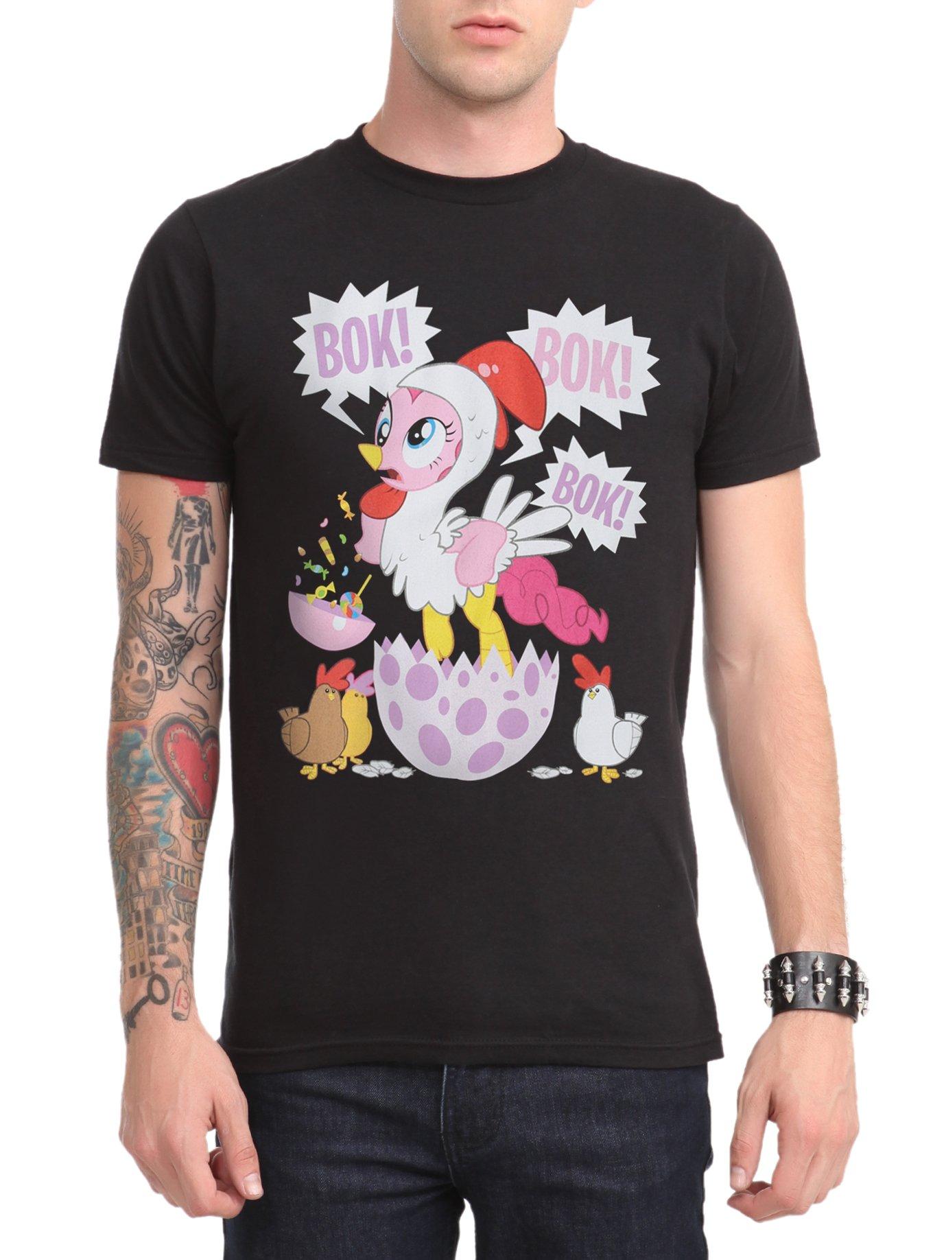 My Little Pony Chicken Pinkie Pie T-Shirt, BLACK, hi-res