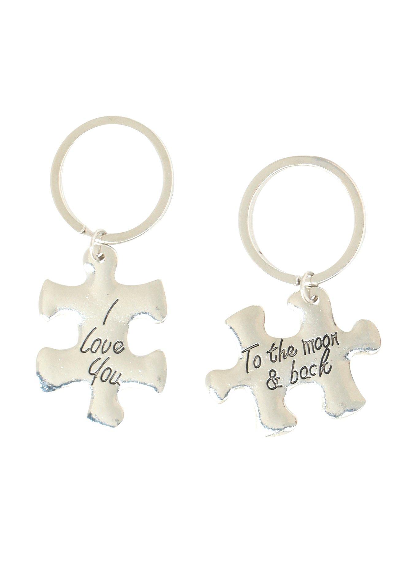 I Love You To The Moon & Back Key Chain Set, , hi-res