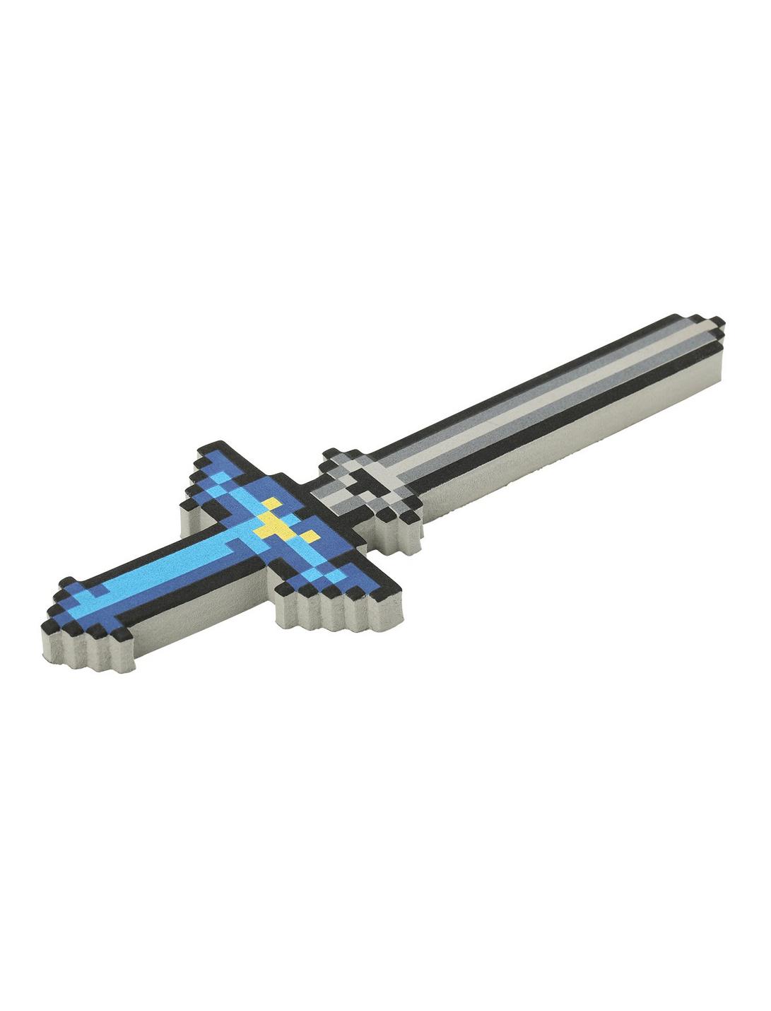 8-Bit Pixel Foam Blue Sword, , hi-res