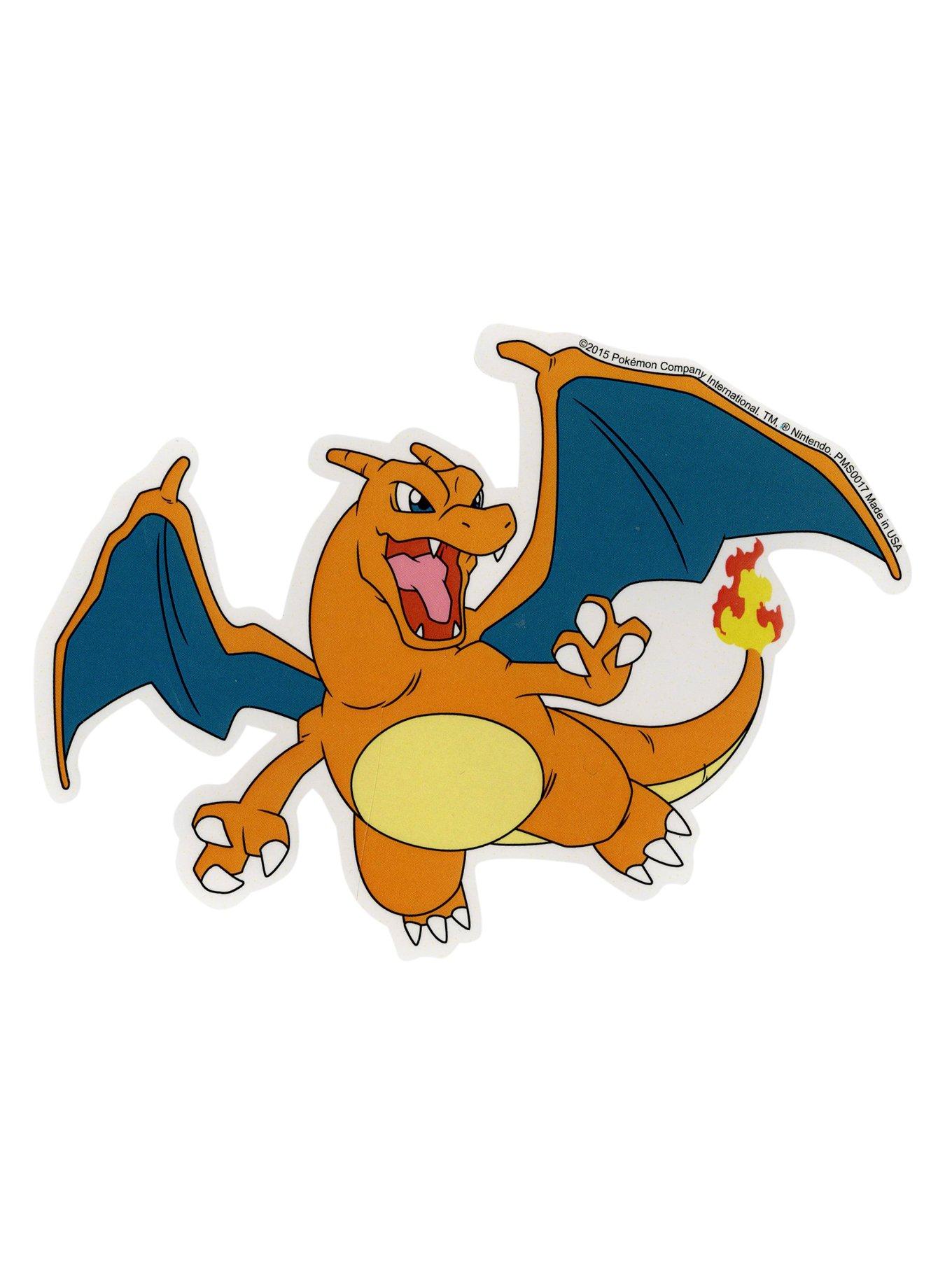 Mega Charizard X Flying Sticker - Mega Charizard X Flying