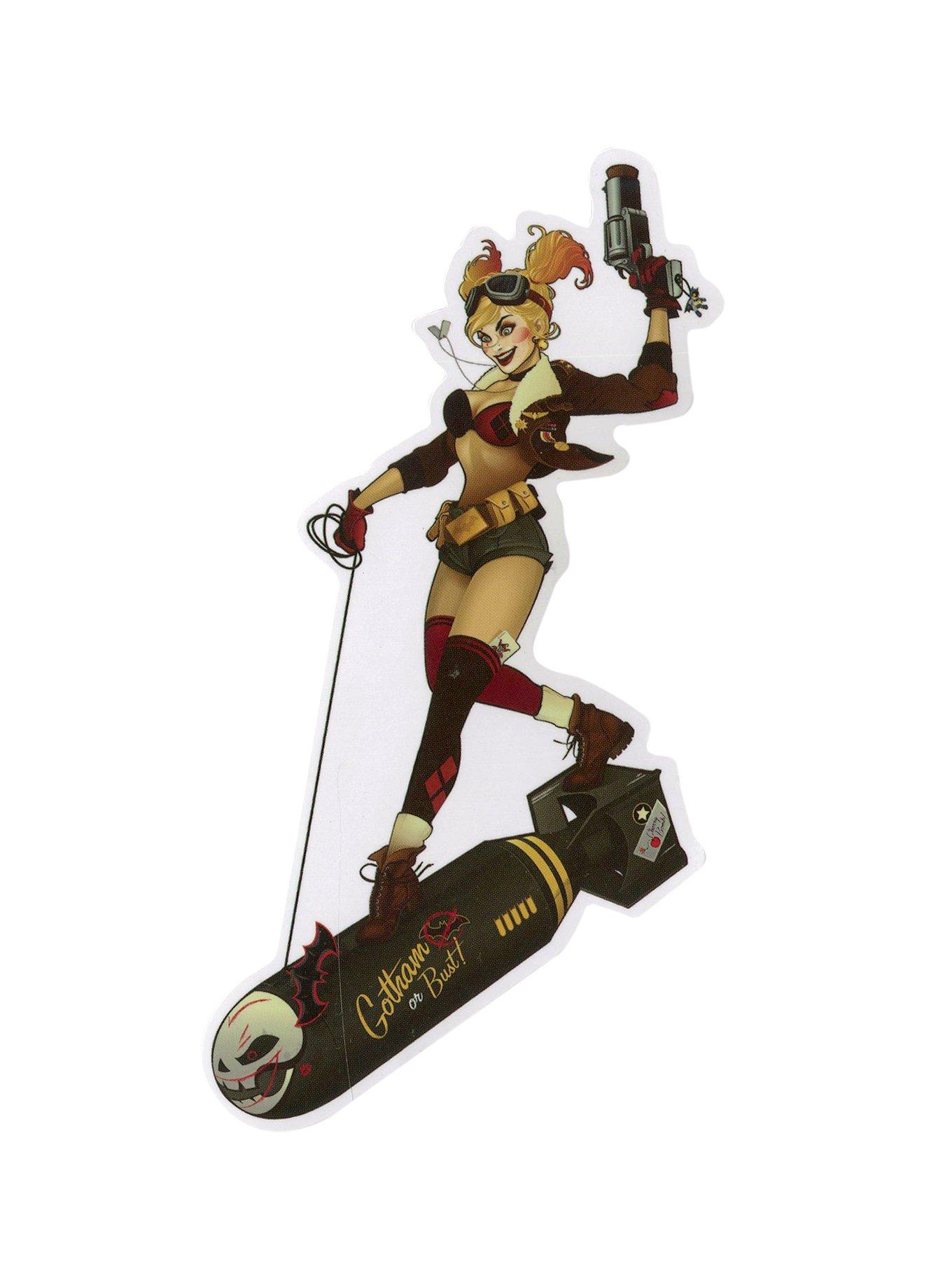 DC Comics Bombshells Harley Quinn Sticker, , hi-res