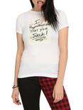 Hypothesize That You Suck Girls T-Shirt, WHITE, hi-res