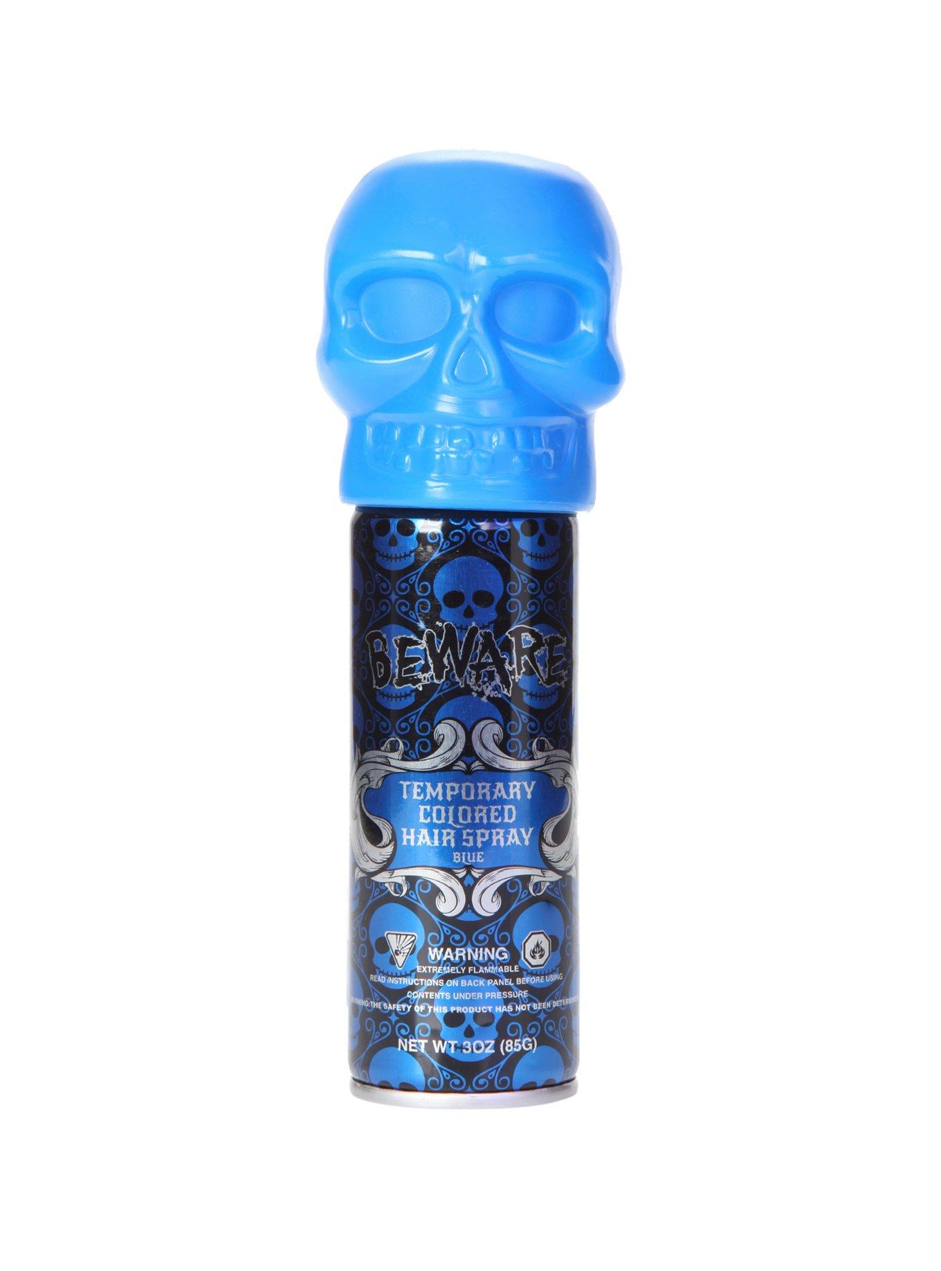 Blue Temporary Hair Color Spray, , hi-res