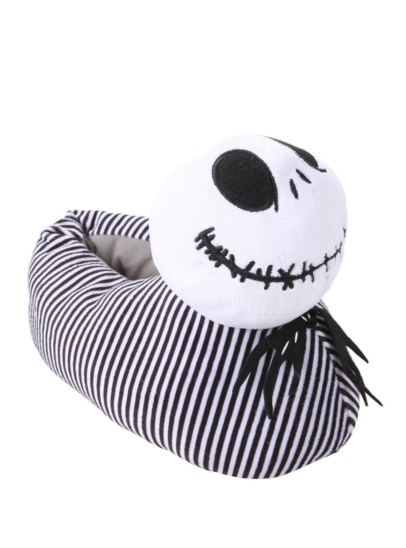 The Nightmare Before Christmas Jack Head Slippers, BLACK, hi-res