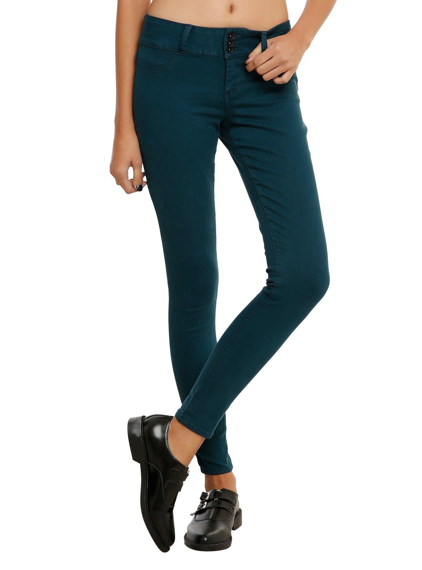 LOVEsick Teal Super Skinny Jeans, BLACK, hi-res