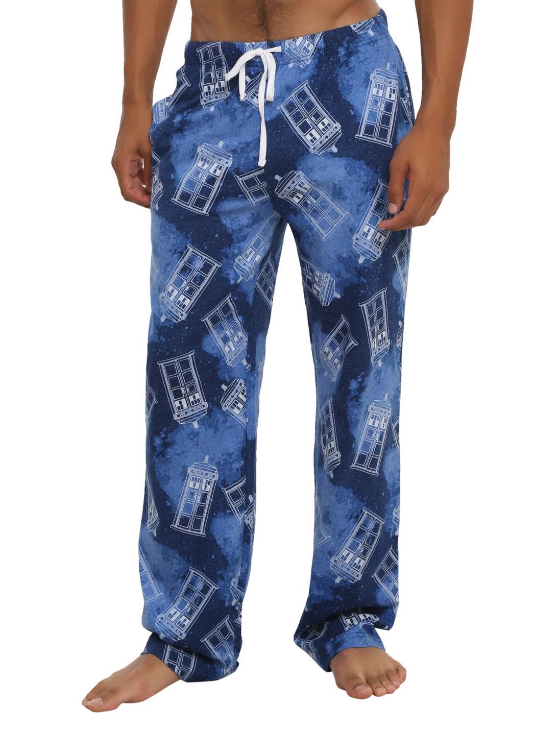 Doctor Who Galaxy TARDIS Guys Pajama Pants, , hi-res