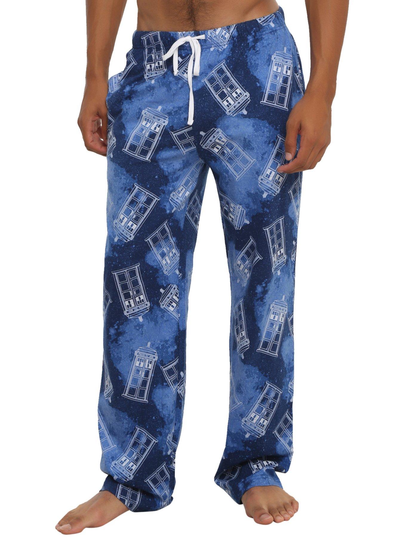 Doctor Who Galaxy TARDIS Guys Pajama Pants, , hi-res