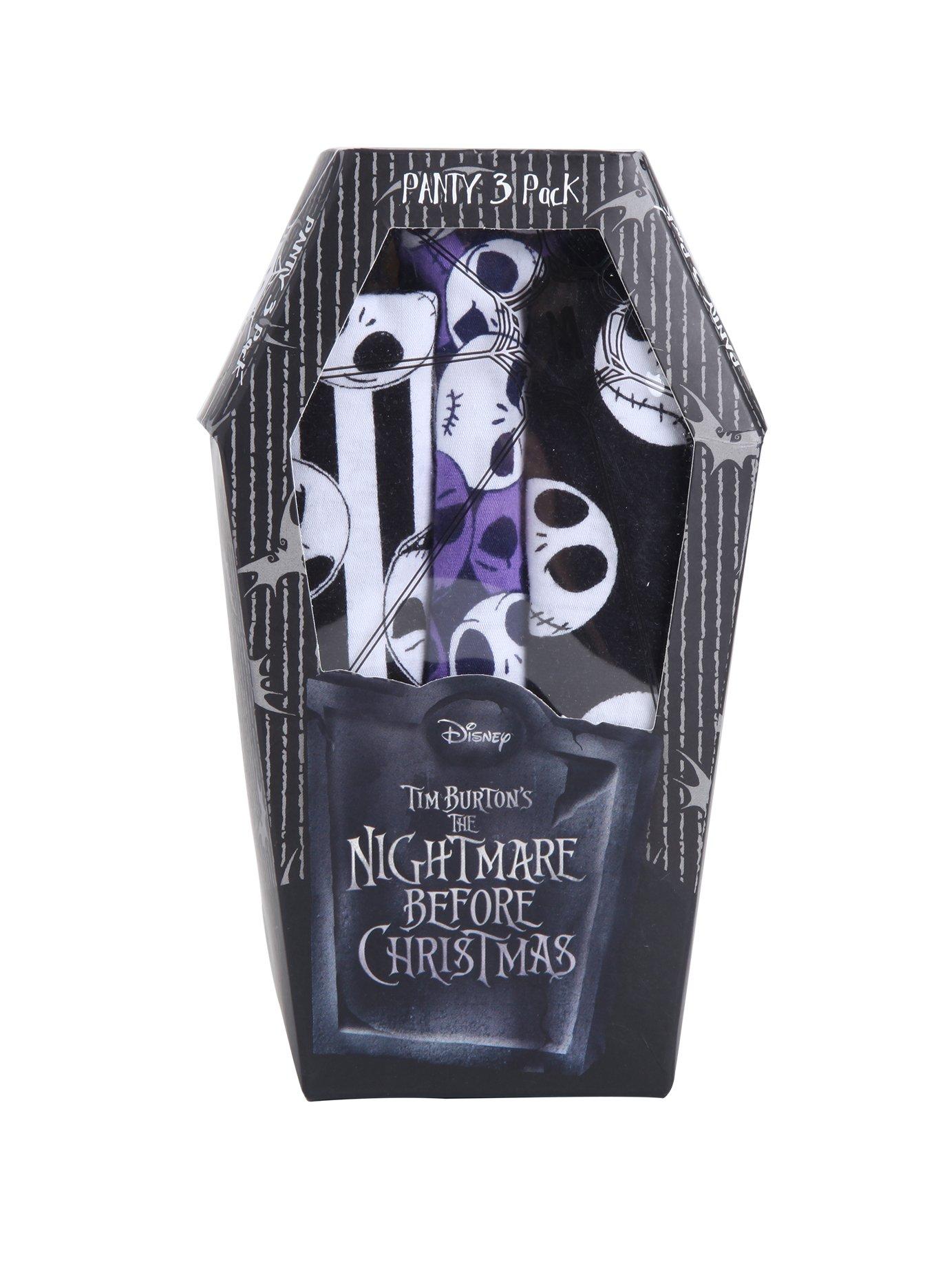 The Nightmare Before Christmas Jack Skellington Panty 3 Pack, BLACK, hi-res