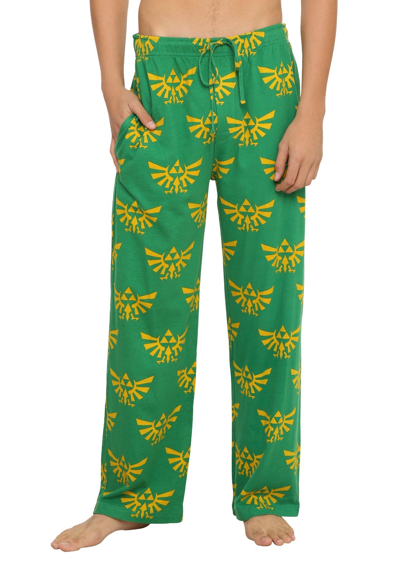 The Legend Of Zelda Triforce Guys Pajama Pants Hot Topic