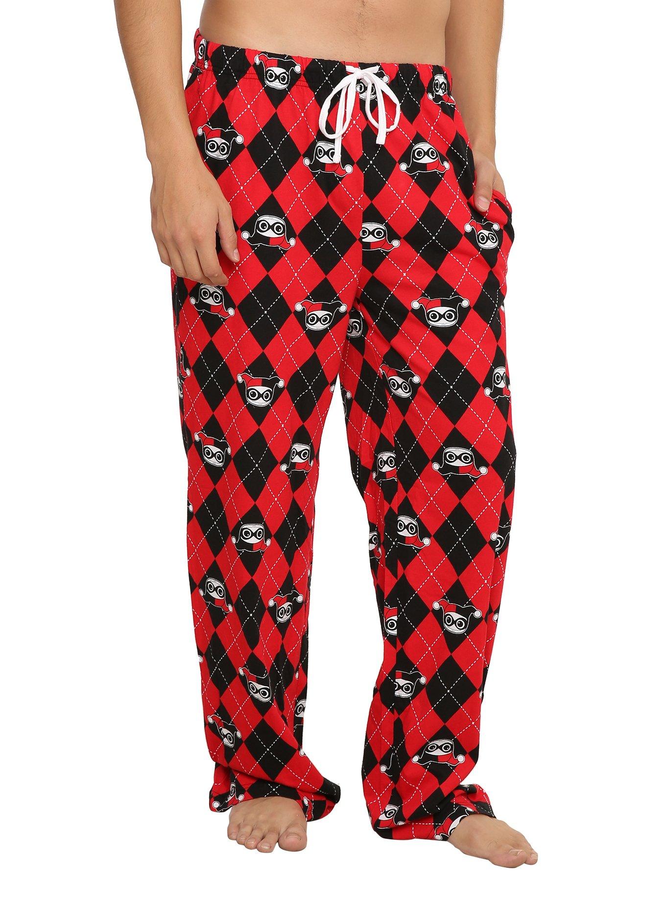 DC Comics Harley Quinn Guys Pajama Pants, , hi-res