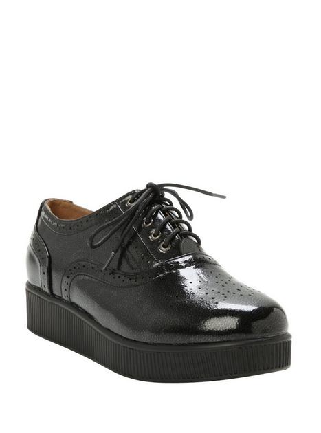 Black Lace-Up Creepers | Hot Topic