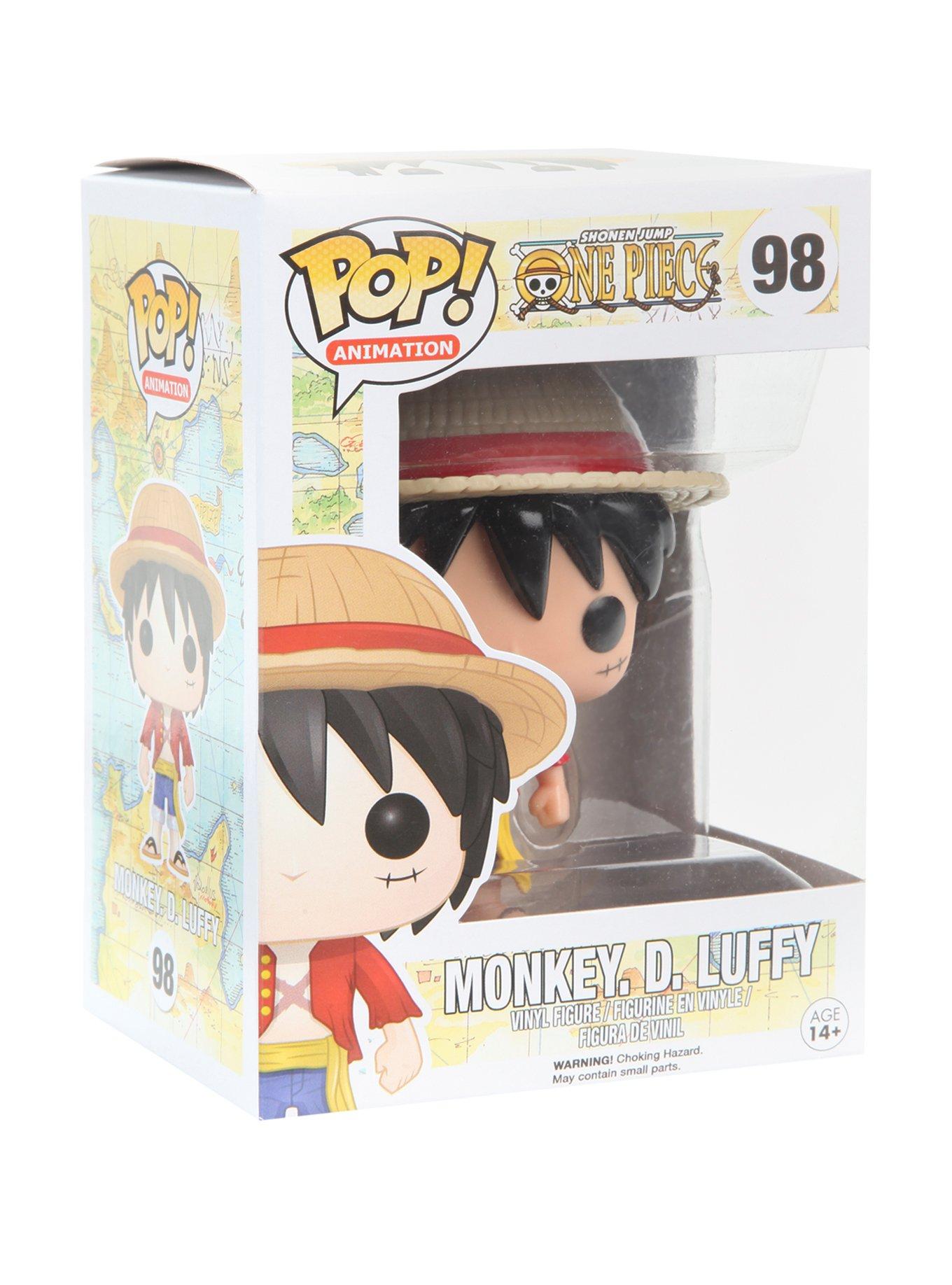 Funko Pop! Anime: One Piece - Monkey D. Luffy Vinyl Figure (Bundled with  Pop Box Protector Case) 