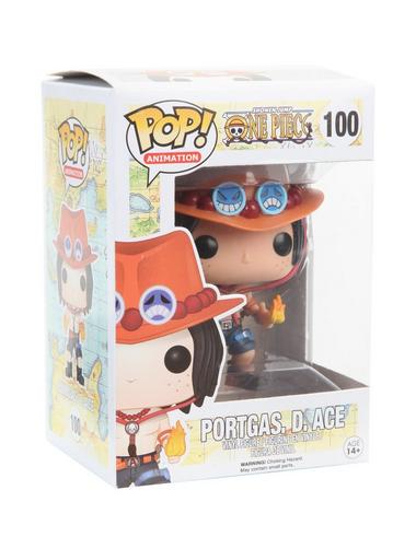 Funko POP Animation: One Piece - Portgas D. Ace Vinyl Figure #100  849803063580