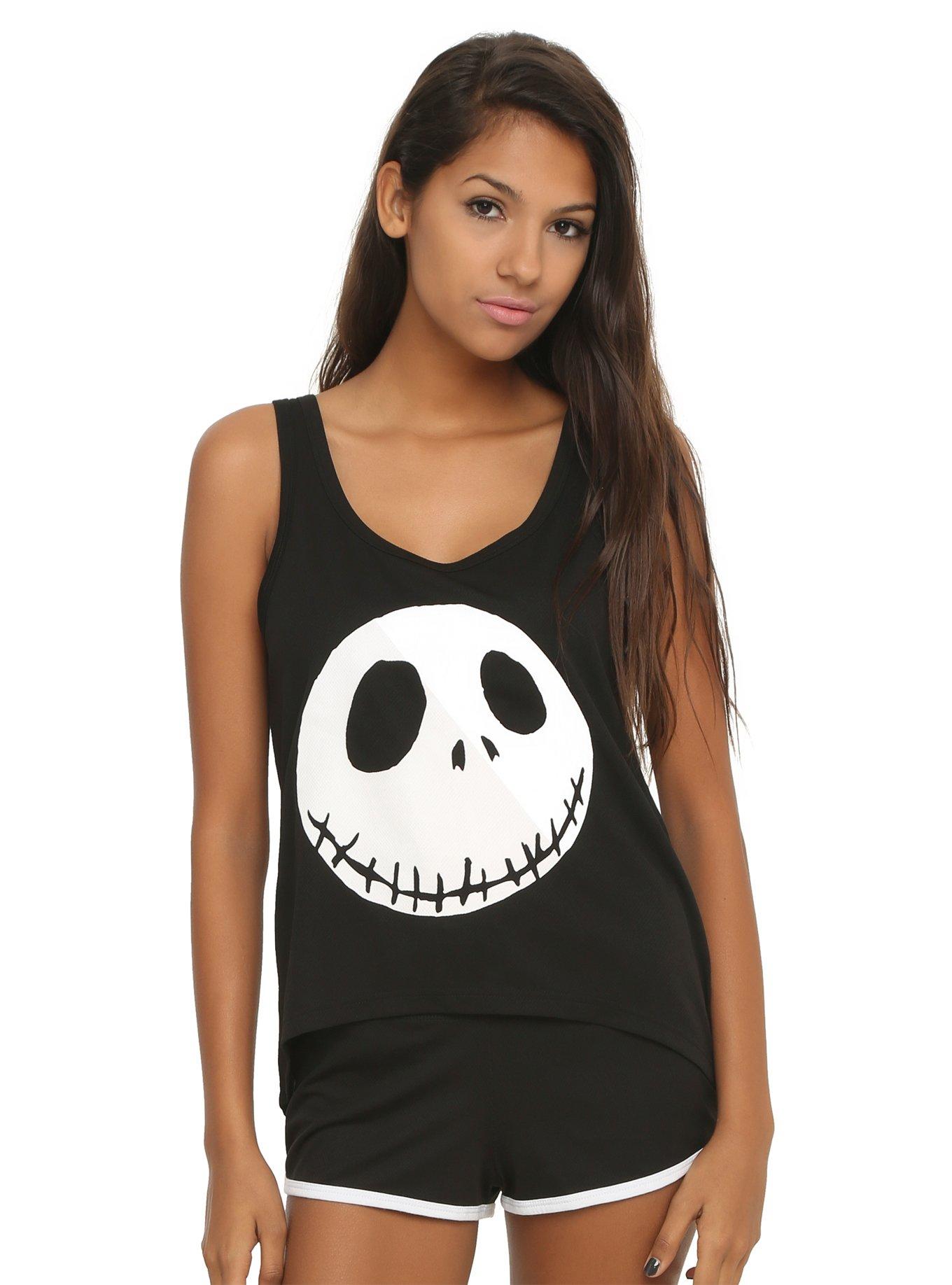The Nightmare Before Christmas Mesh Lounge Tank Set Hot Topic