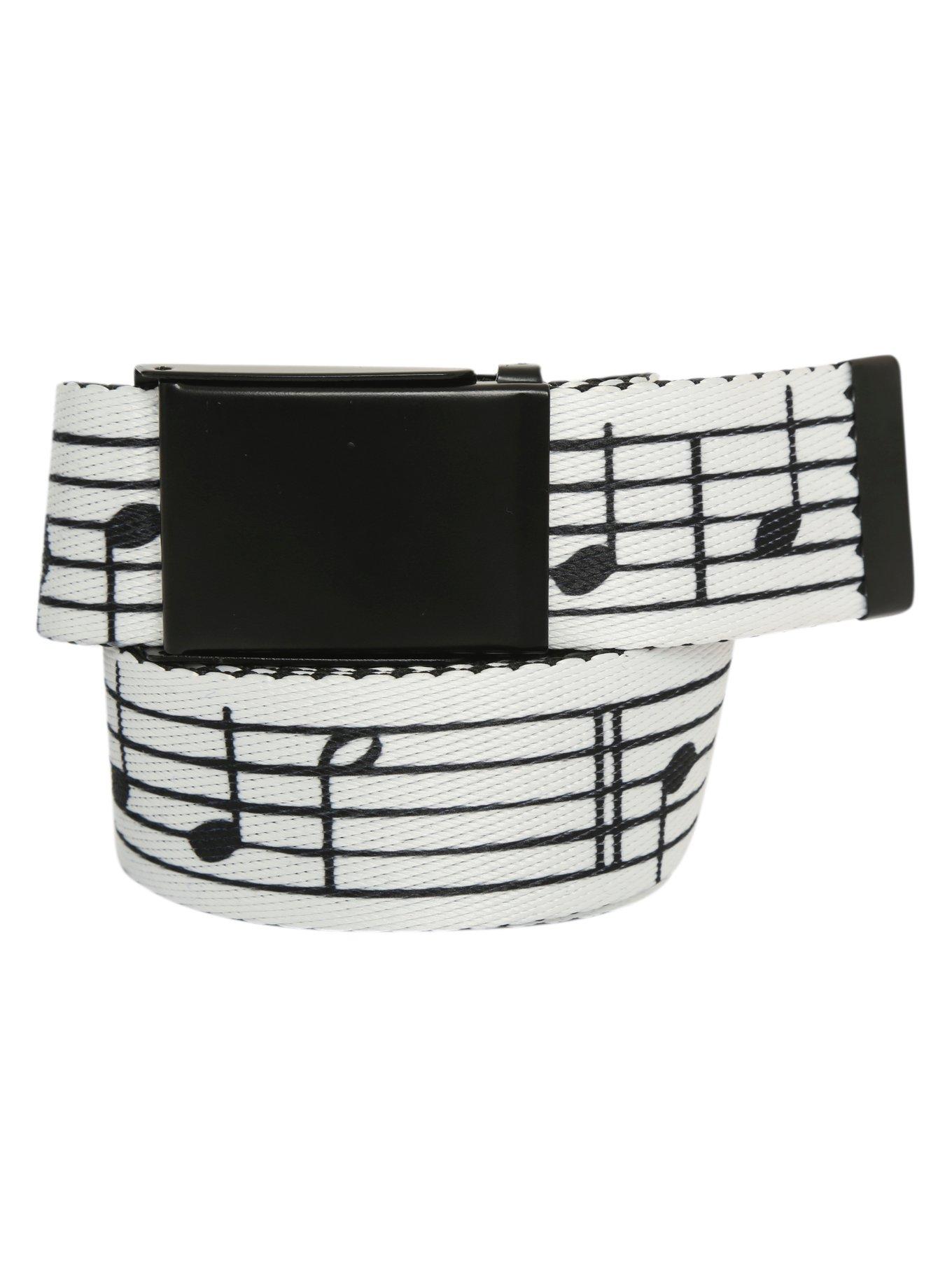 Music Note Web Belt, , hi-res